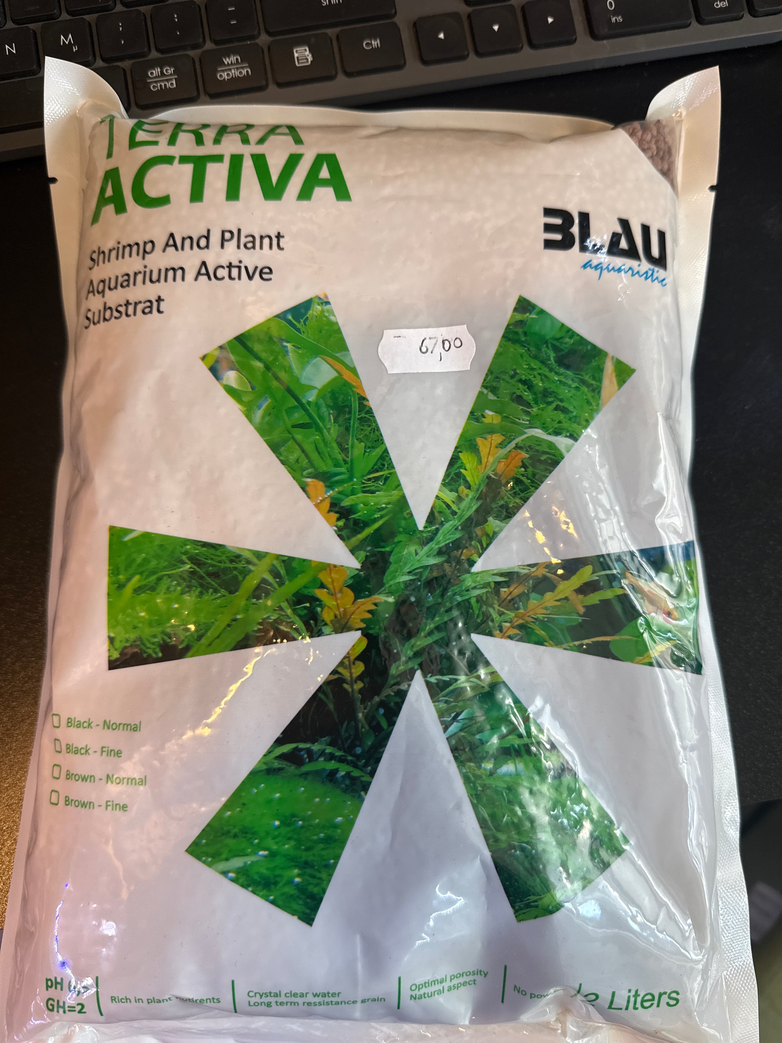 BLAU terra activa 2 liter brun groft