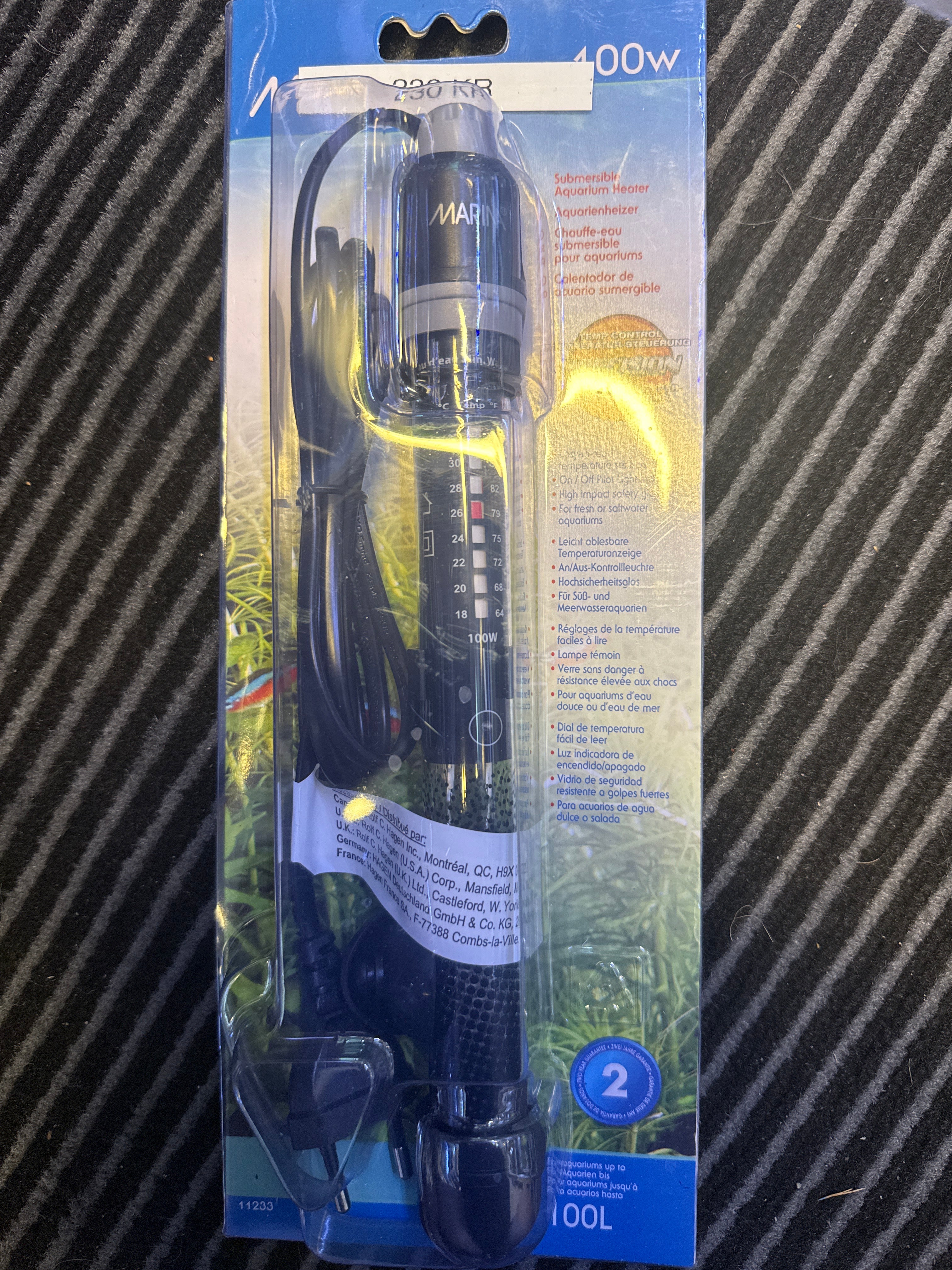 Marina aquarium heater 100W