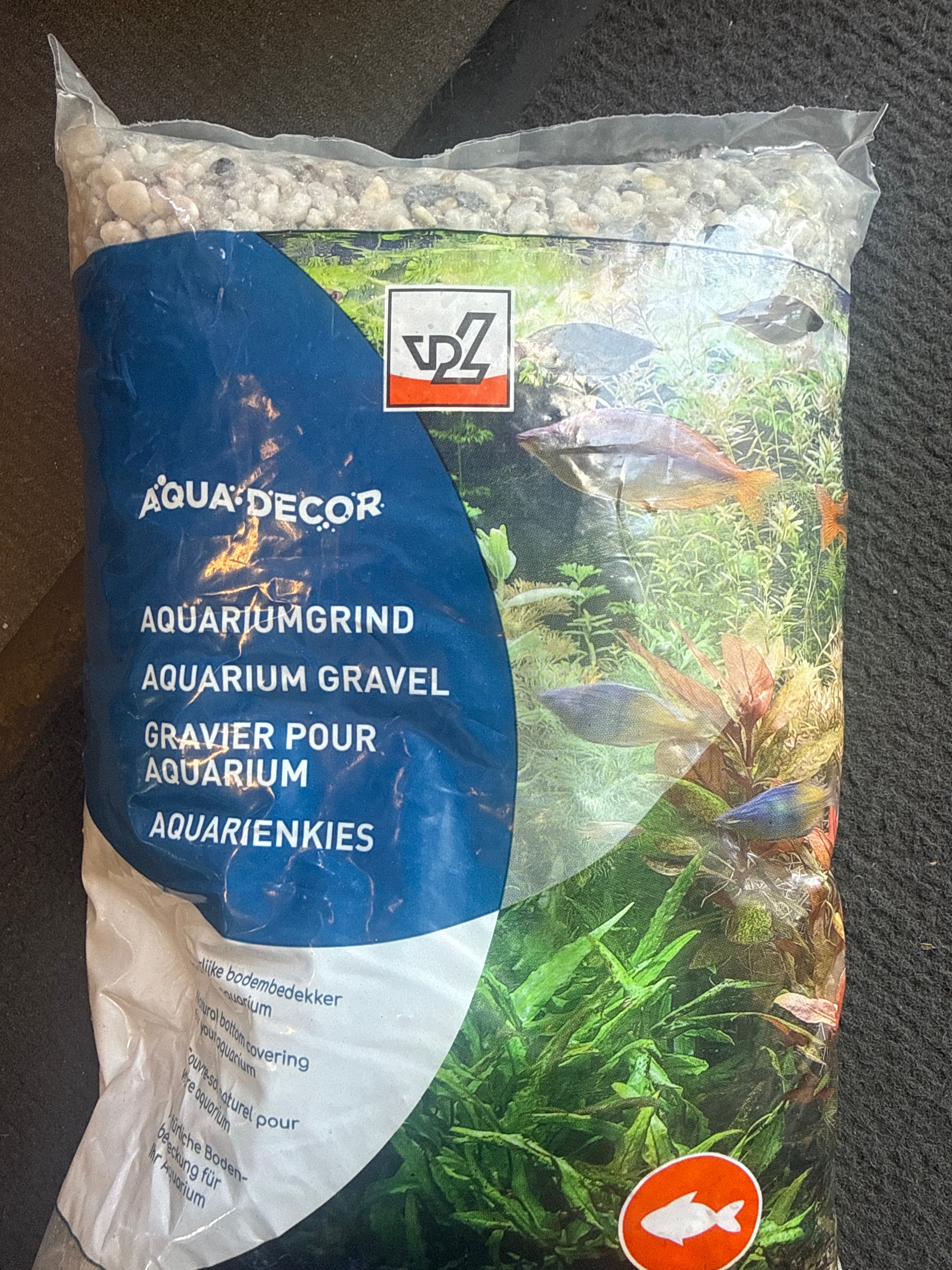 Akvarie bundlag 2,5 kg light 3-6 mm