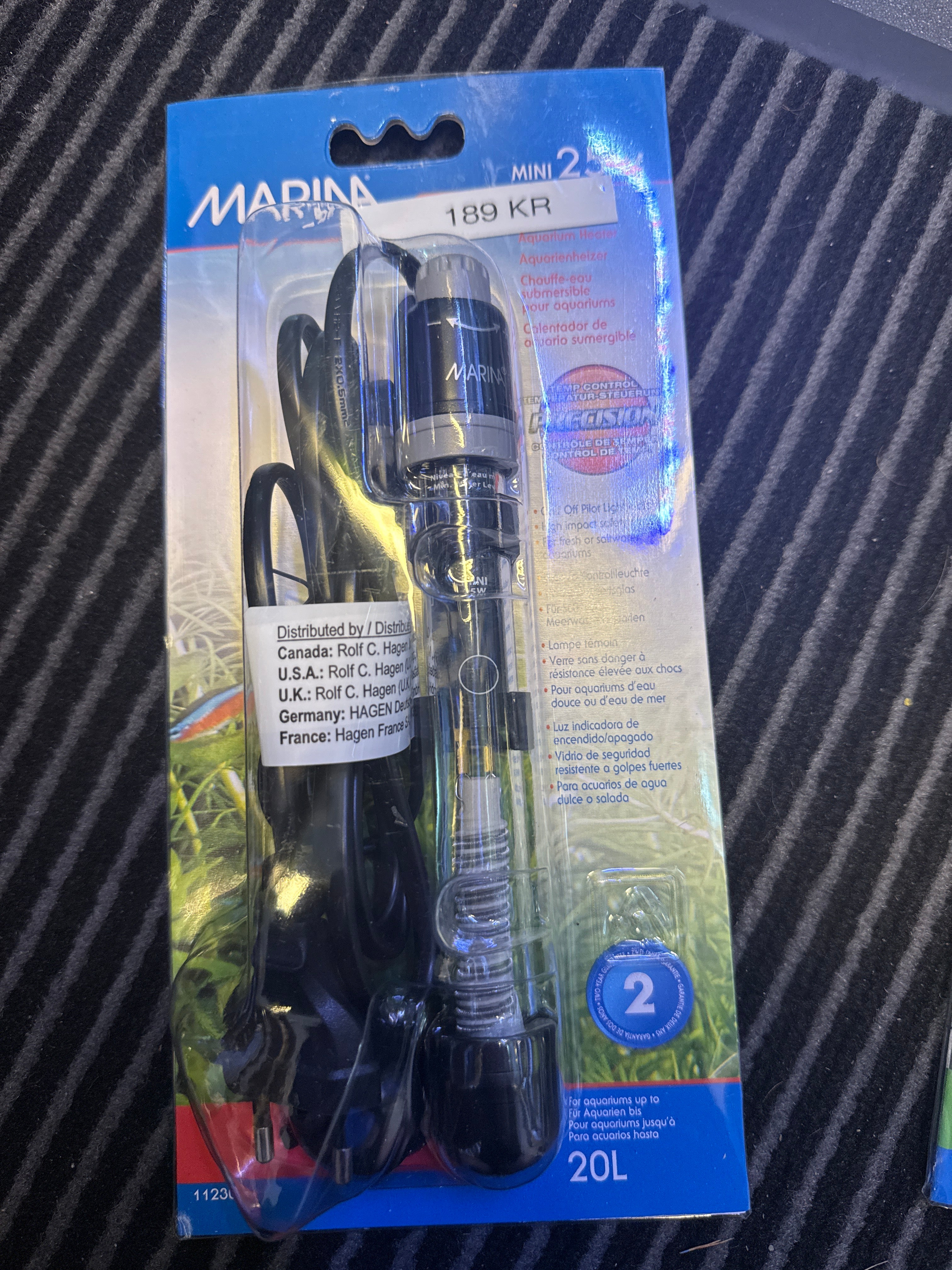 Marina aquarium heater mini 25w