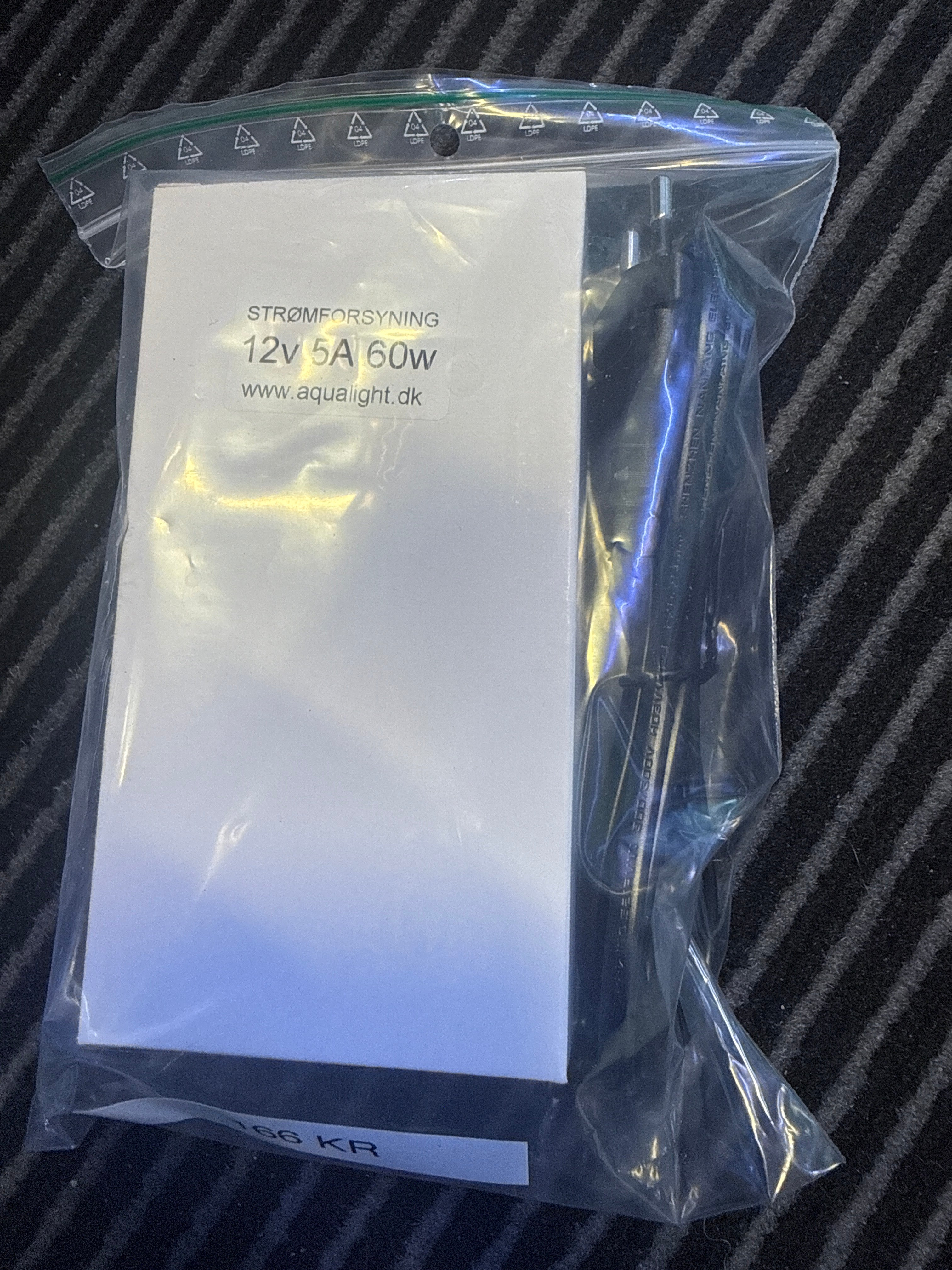 Strømforsyning aqualight, 12 v, 5A, 60W