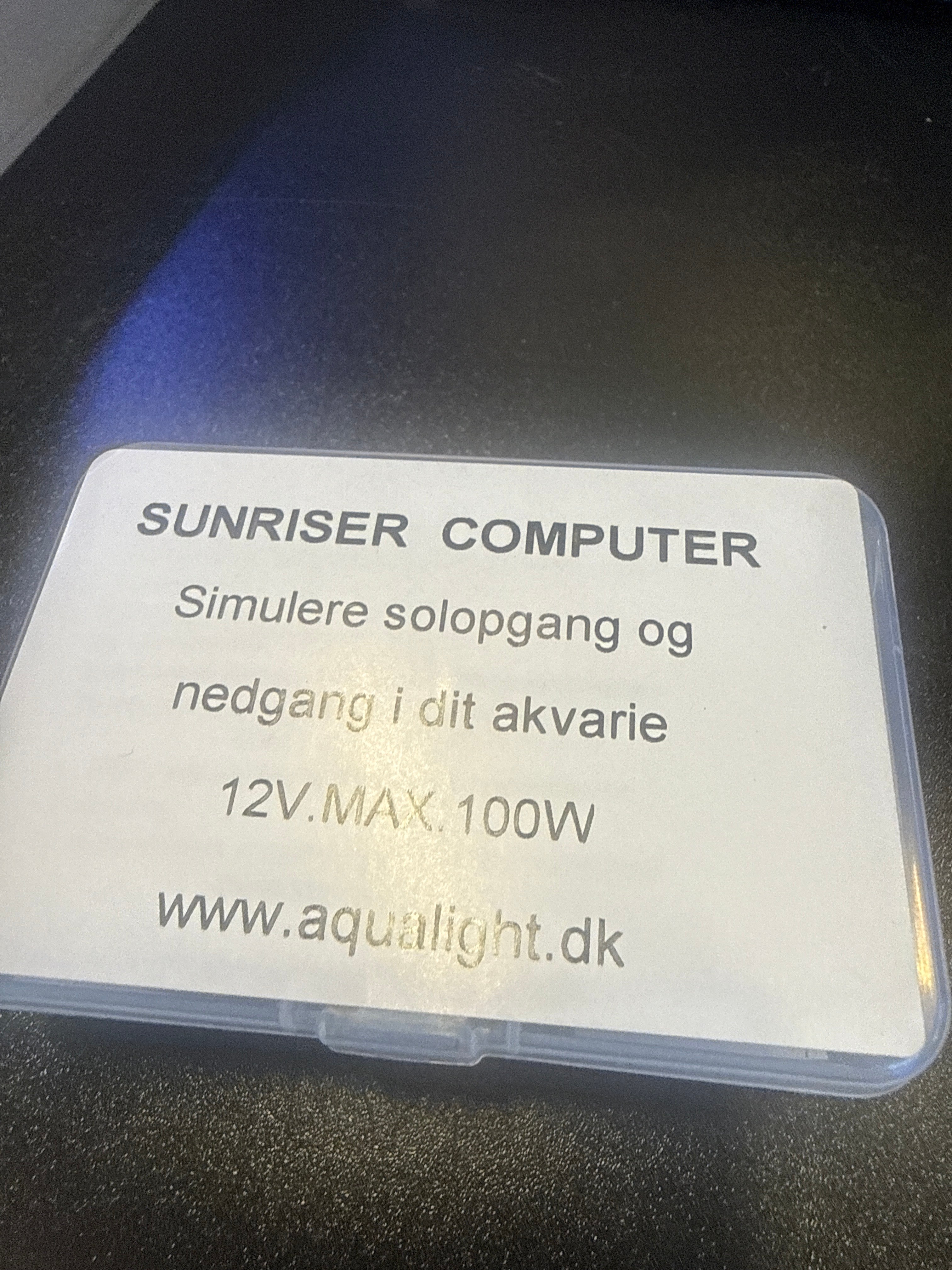 Aqua light WiFi sunriser computer