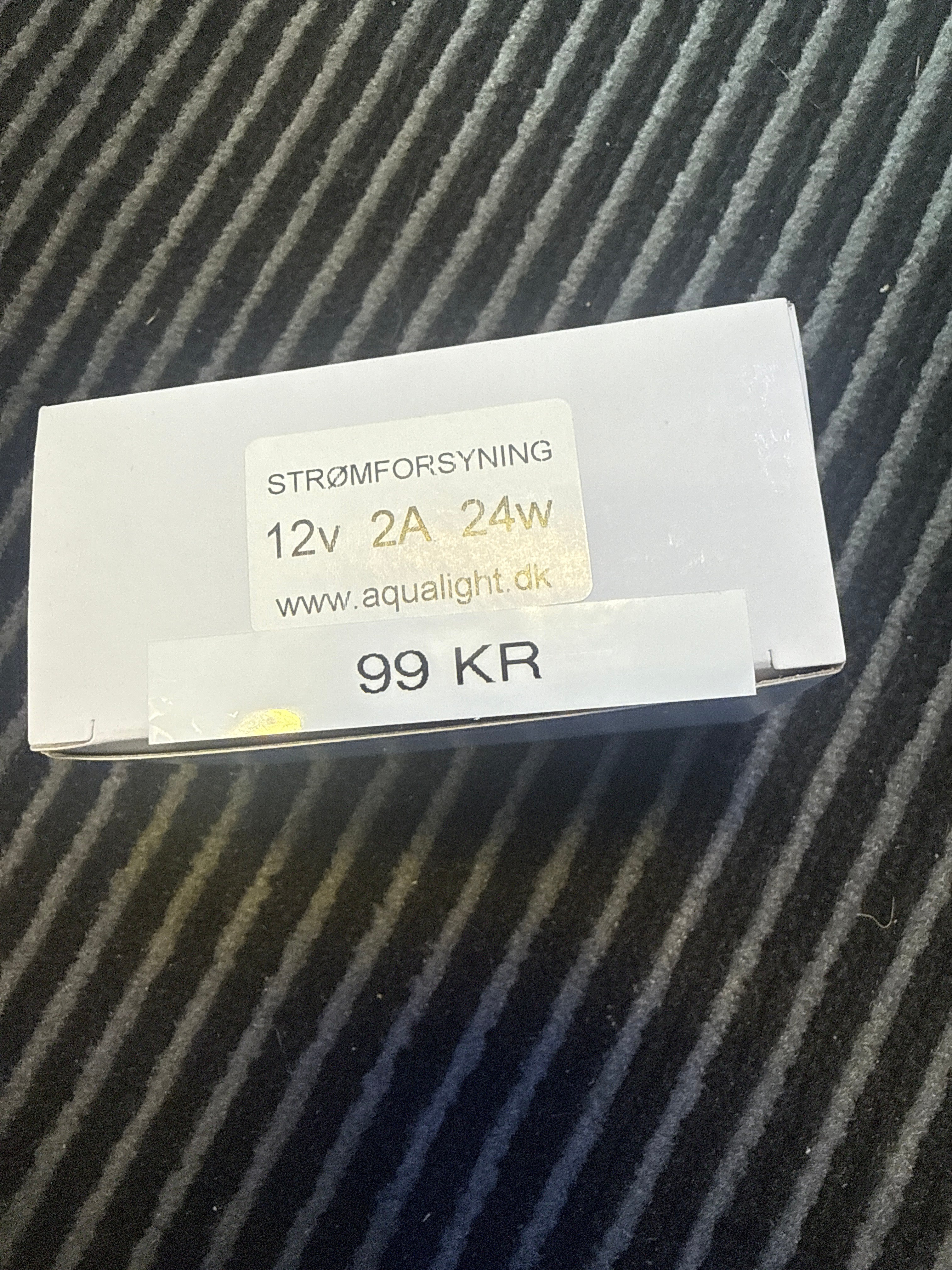 Strømforsyning aqualight, 12 v, 2A, 24w