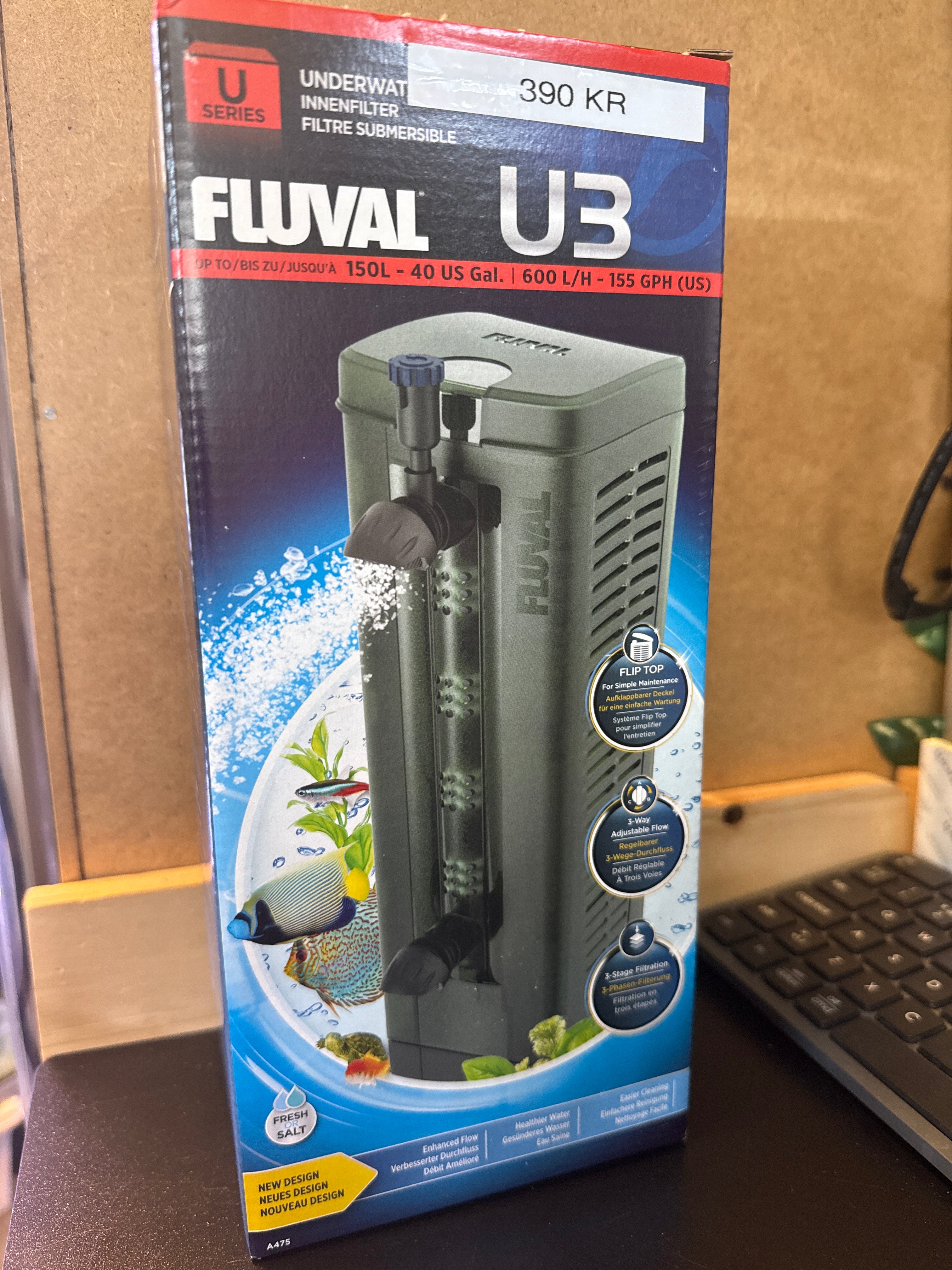 Fluval U3- indvendigt filter
