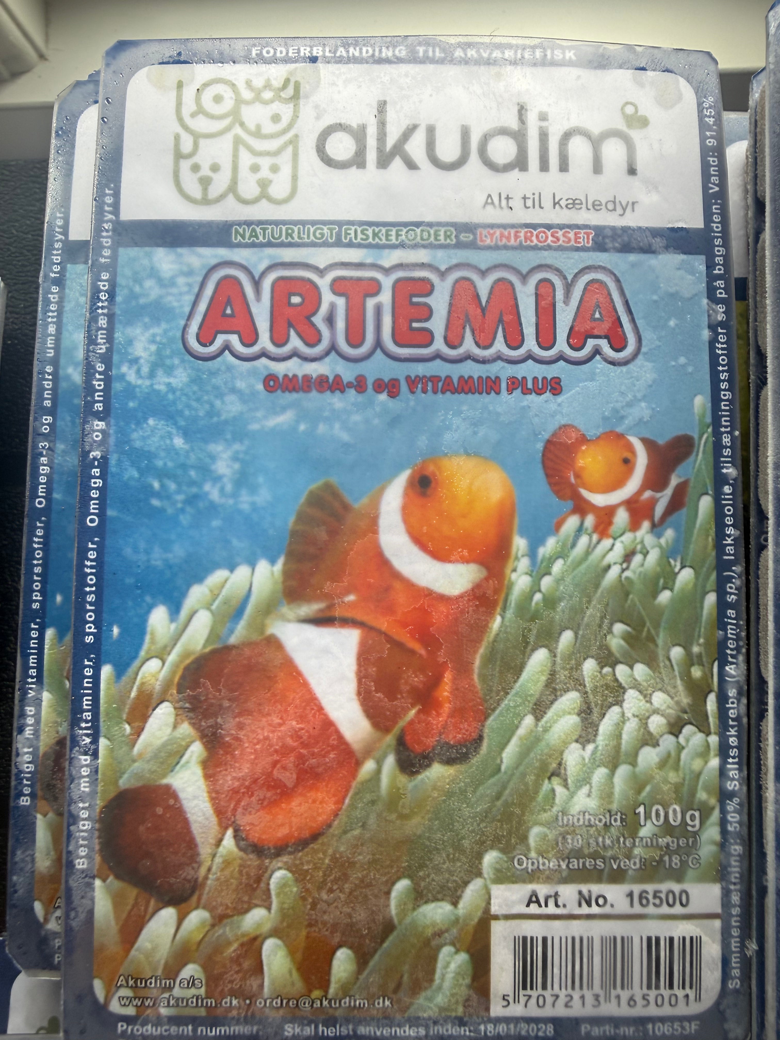 Artemia Frost - blisterpakker (sendes ikke)